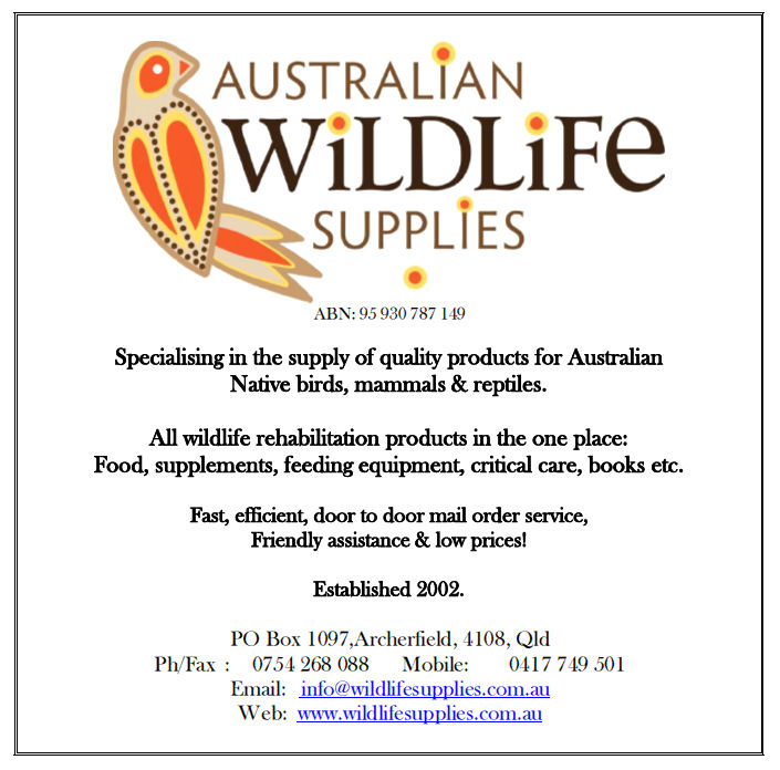Australian Wildlife Supplies Advertising